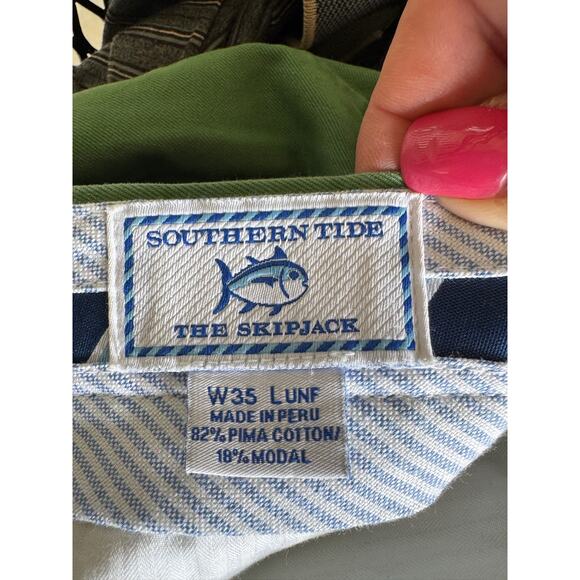 Southern Tide NWT The Skipjack Classic Fit Pants-Size 35xUNF - Picture 8 of 8